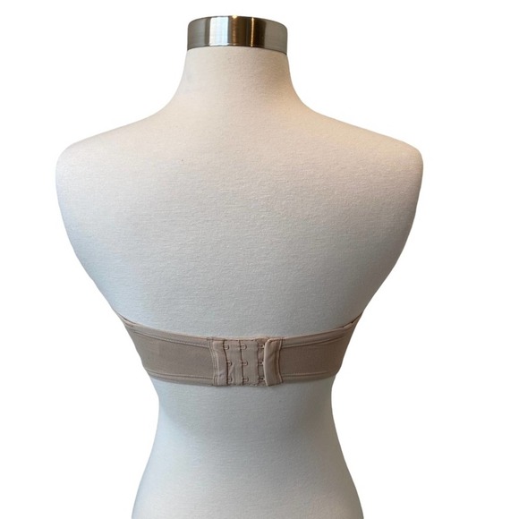 Natori Strapless Bra Womens Push Up Padded Wireless Nude 34D - Picture 3 of 6